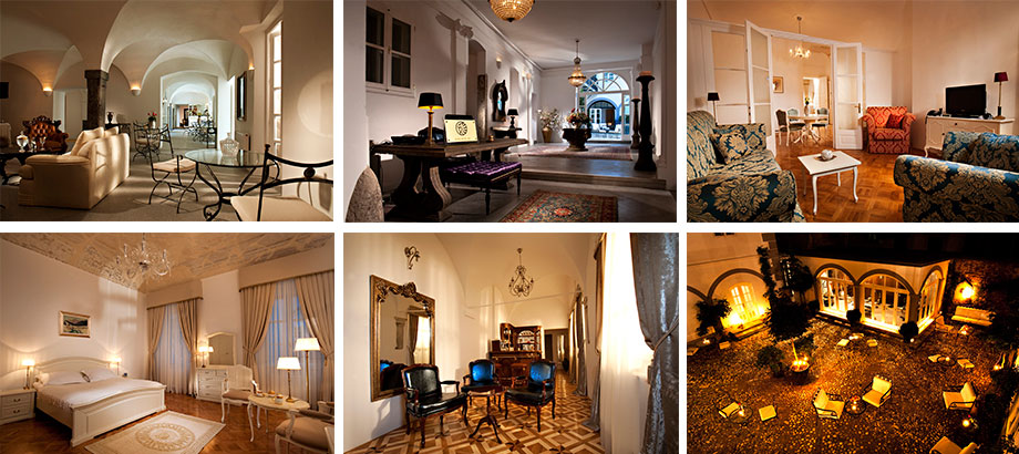 The exclusive Antiq Palace Hotel & Spa in Ljubljana.